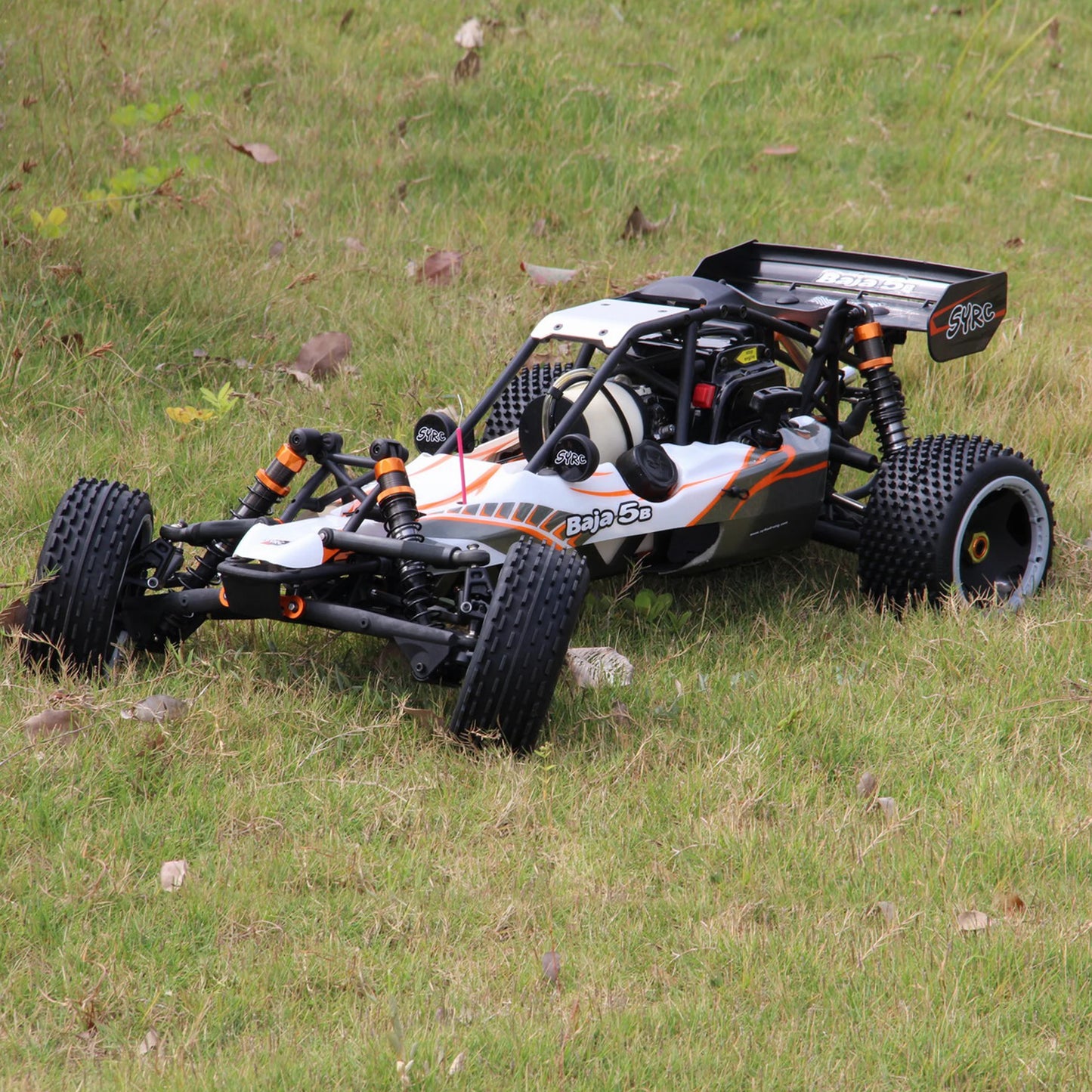 2.4G RC Racing Car 90km/h SY Baja 1/5 5B 30cc Gas 2 Stroke Engine off road Truck Gasoline Powered with Radio Controller